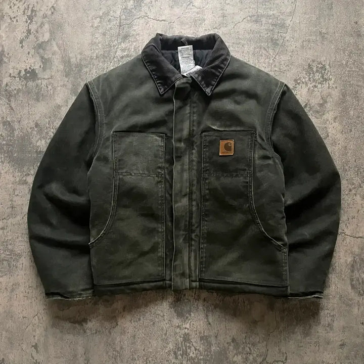 [BUNJANG] Carhartt Arctic C26 Custom Detroit Jacket Moss Green Vintage / M 빈티지 칼하트 아크틱 C26 MOS 커스텀
