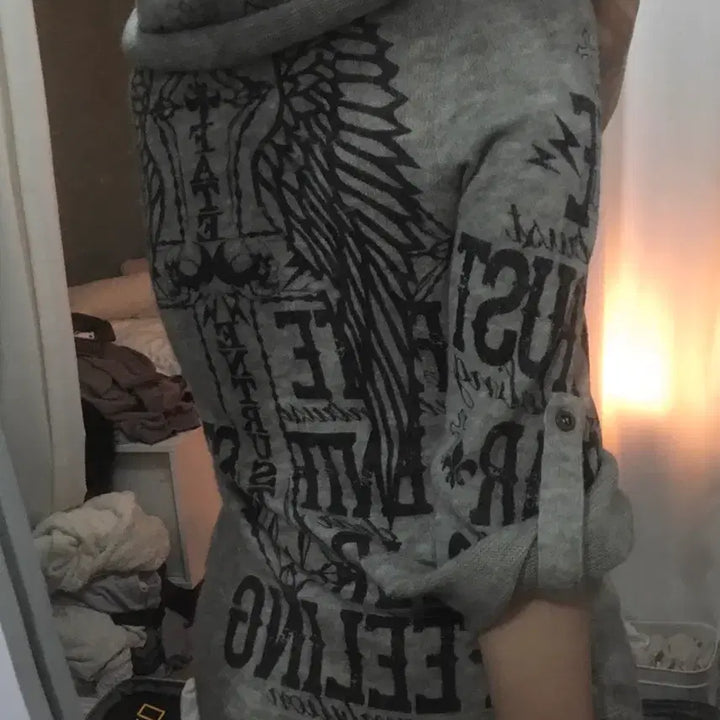 [BUNJANG] Vintage Punk Knit Top / 빈티지 펑크 니트