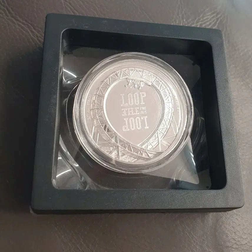 [BUNJANG] Cook Islands 2021 Loop the Loop Ultra High Relief Silver Coin / 쿡제도 1온스 은화 2021 루프더루프 초고부조 실버바 은 달러
