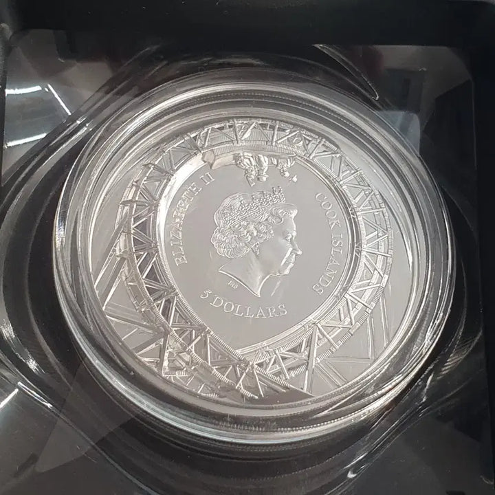 [BUNJANG] Cook Islands 2021 Loop the Loop Ultra High Relief Silver Coin / 쿡제도 1온스 은화 2021 루프더루프 초고부조 실버바 은 달러