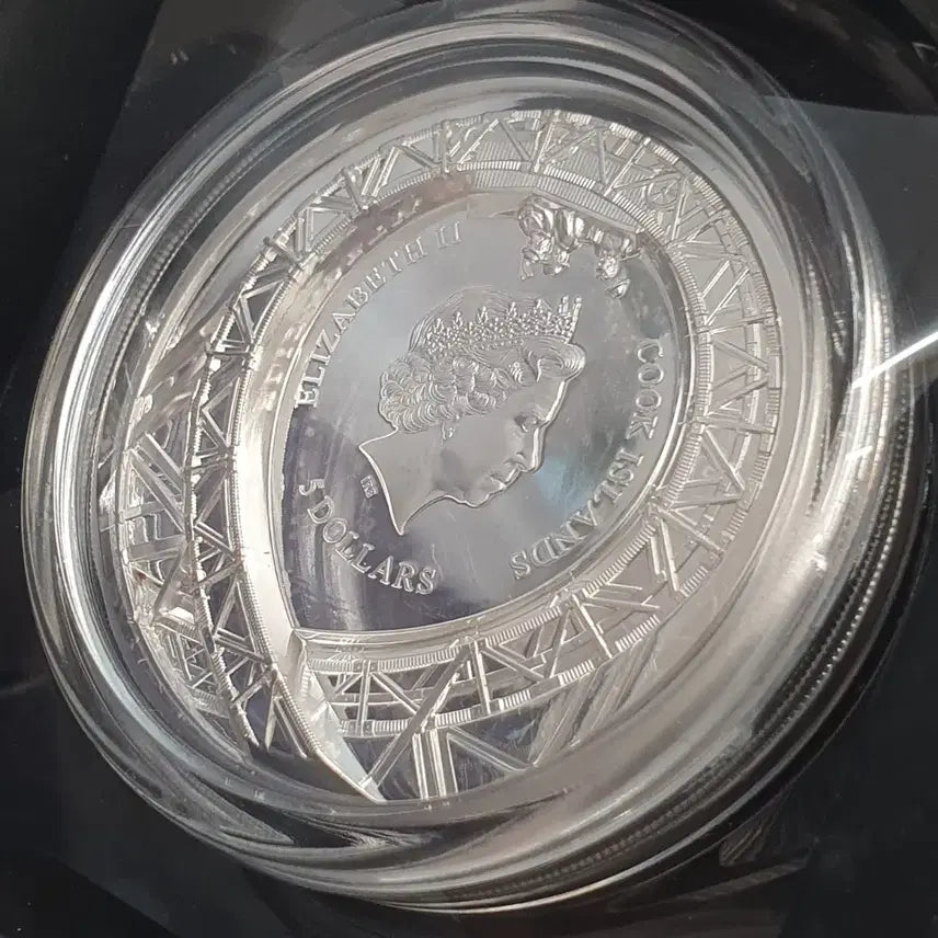 [BUNJANG] Cook Islands 2021 Loop the Loop Ultra High Relief Silver Coin / 쿡제도 1온스 은화 2021 루프더루프 초고부조 실버바 은 달러