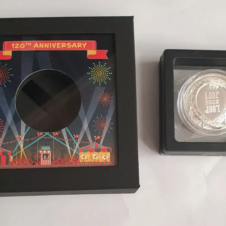 [BUNJANG] Cook Islands 2021 Loop the Loop Ultra High Relief Silver Coin / 쿡제도 1온스 은화 2021 루프더루프 초고부조 실버바 은 달러