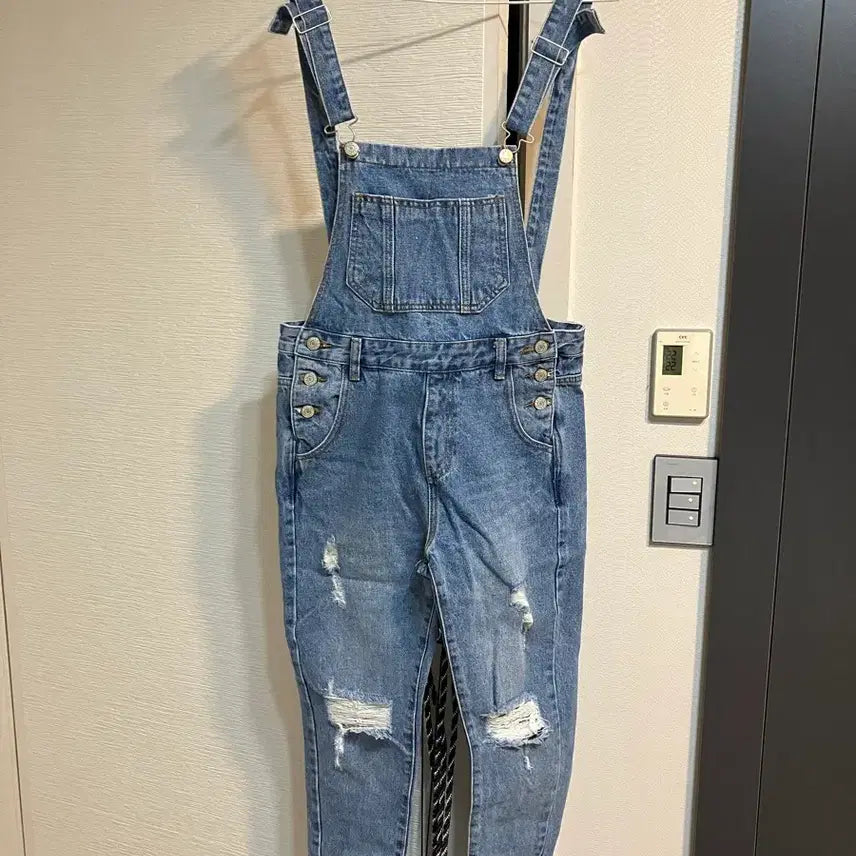 [BUNJANG] Denim Overalls Jeans / 멜빵 데님 청바지