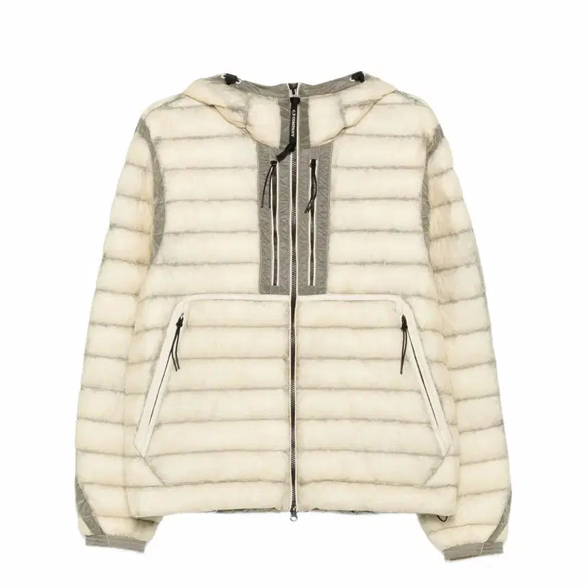 [BUNJANG] CP Company DD Shell Goggle Padded Jacket / [XL] CP컴퍼니 디디쉘 고글 피스타치오 베이지 경량 패딩 판매합니다