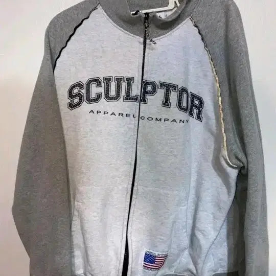 [BUNJANG] SCULPTOR Gray Zip-up Jacket / SCULPTOR 스컬프터 집업 자켓 그레이