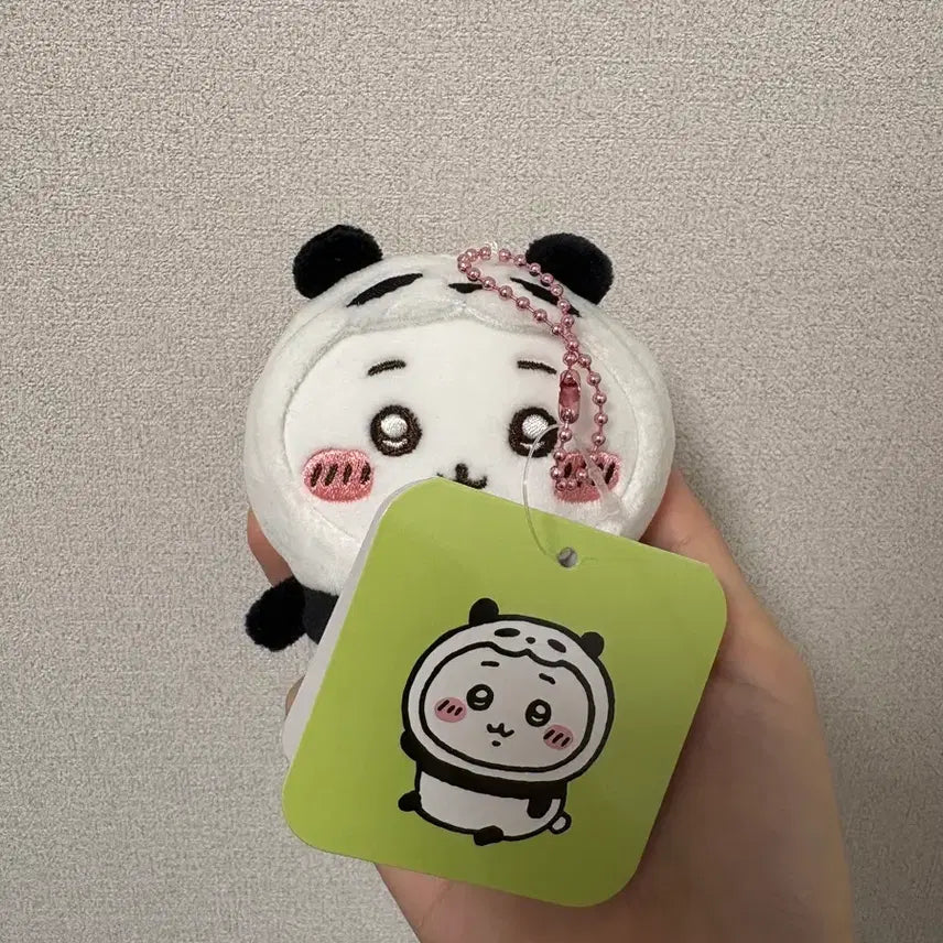 [BUNJANG] Chiikawa Panda Mascot Keyring Plush / (새상품) 치이카와 마스코트 판다 키링 인형 팬더