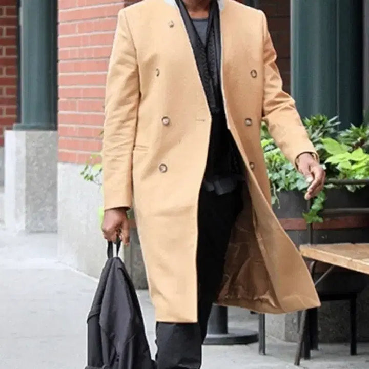 [BUNJANG] H&amp;M x Maison Margiela Camel Coat (Size 46) / H&amp;M x 마르지엘라 / 코트 / 카멜 / 사이즈 46