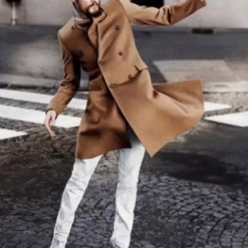 [BUNJANG] H&amp;M x Maison Margiela Camel Coat (Size 46) / H&amp;M x 마르지엘라 / 코트 / 카멜 / 사이즈 46