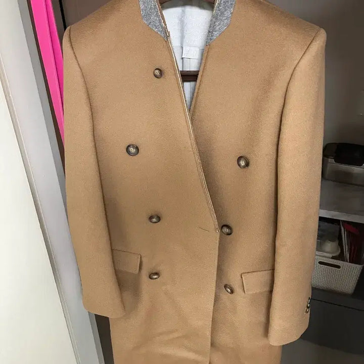 [BUNJANG] H&amp;M x Maison Margiela Camel Coat (Size 46) / H&amp;M x 마르지엘라 / 코트 / 카멜 / 사이즈 46