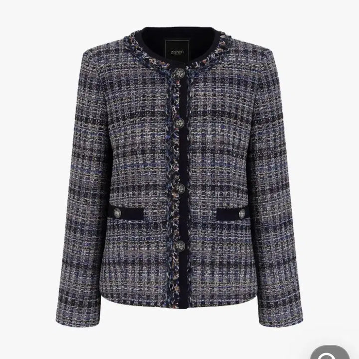 [BUNJANG] Zishen Tweed Round Jacket / 새상품 zishen 지센 [26SS] [프리미엄] 트위드 라운드 자켓