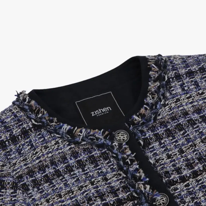 [BUNJANG] Zishen Tweed Round Jacket / 새상품 zishen 지센 [26SS] [프리미엄] 트위드 라운드 자켓