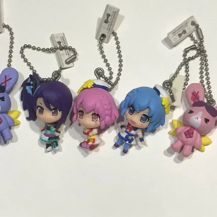 [BUNJANG] PriPara Dressing Pafé Figure Keyring Set / 프리파라 피규어 가챠 키링 시온 도로시 레오나 토깽 드레싱파페