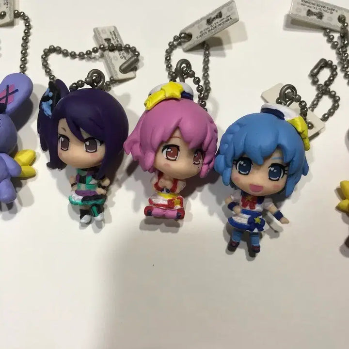 [BUNJANG] PriPara Dressing Pafé Figure Keyring Set / 프리파라 피규어 가챠 키링 시온 도로시 레오나 토깽 드레싱파페