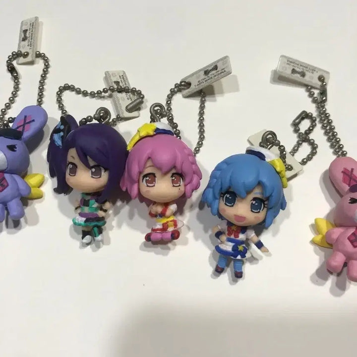[BUNJANG] PriPara Dressing Pafé Figure Keyring Set / 프리파라 피규어 가챠 키링 시온 도로시 레오나 토깽 드레싱파페