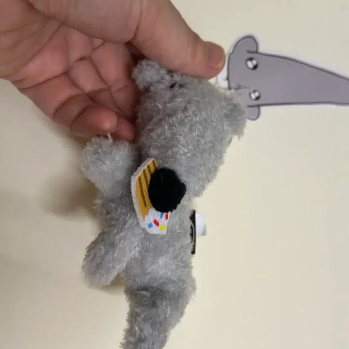 [BUNJANG] JOAJOA Borzoi Gray Plush Keychain / JOAJOA BORZOI 강아지 인형 키링/ 뛰어가는 보르조이/그레이