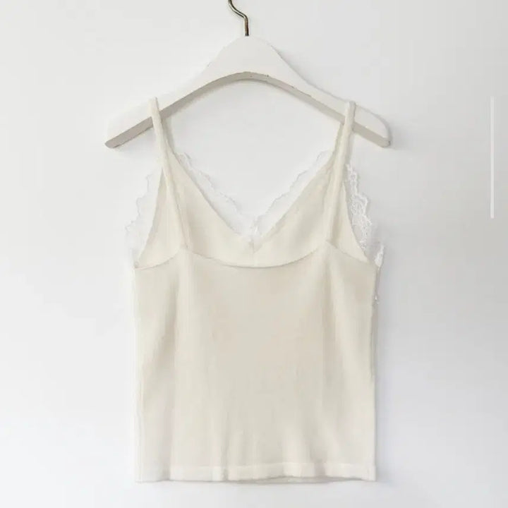 [BUNJANG] Milkcocoa Lace Slip Tank Top / [밀크코코아] 레이스 슬립 나시 (wool 50%)