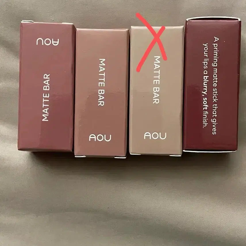 [BUNJANG] AOU Matte Bar Lipstick Set / (새상품/원가 1.3) 에이오유 aou 매트바 전색상 립 매트립 베이스