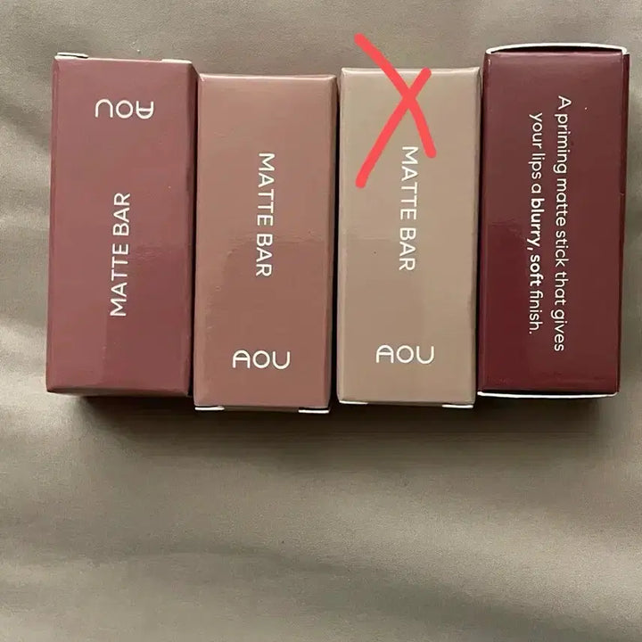 [BUNJANG] AOU Matte Bar Lipstick Set / (새상품/원가 1.3) 에이오유 aou 매트바 전색상 립 매트립 베이스