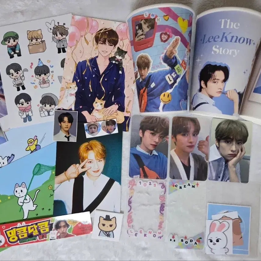 [BUNJANG] Stray Kids Lee Know 2021 Birthday Cafe Special Goods / 2021 리노 생카 특전 굿즈 비공굿 양도