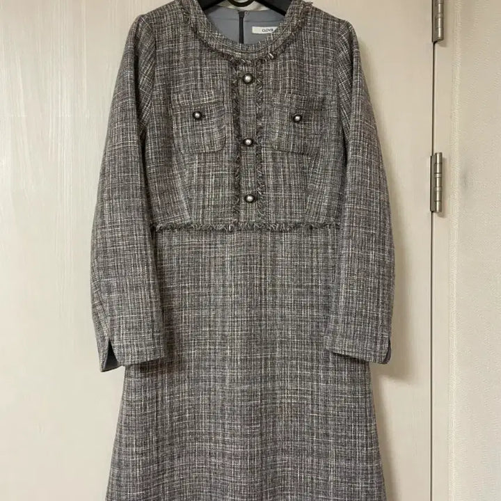 [BUNJANG] Elegant Tweed Dress / 보관만) 단아한 트위드 원피스( 하객룩오피스룩)