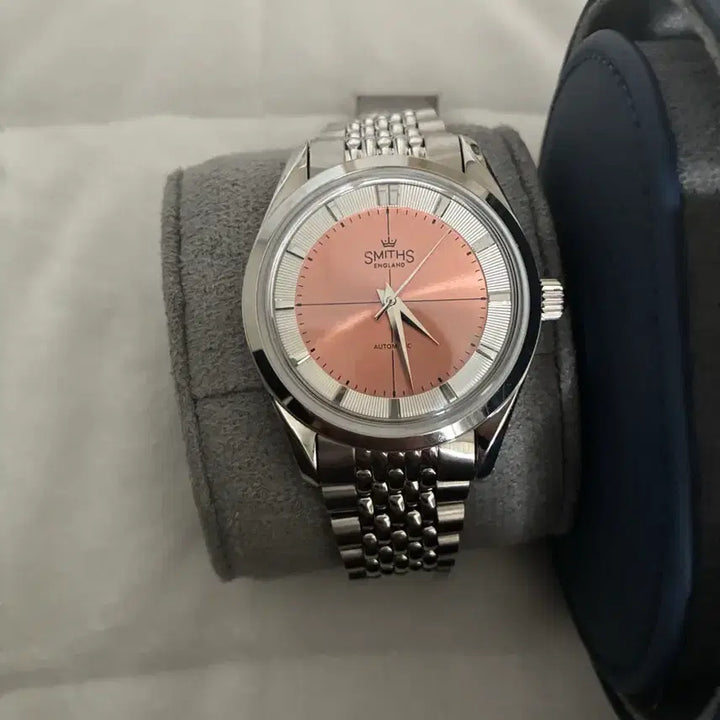 [BUNJANG] TimeFactors Smith PRS54 Salmon Automatic Watch / 단품) 타임팩터 스미스 prs54 살몬 오토매틱