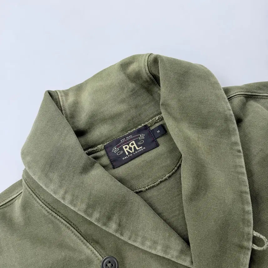 [BUNJANG] RRL Shawl Collar Jacket Khaki / RRL 더블알엘 숄카라 자켓 카키