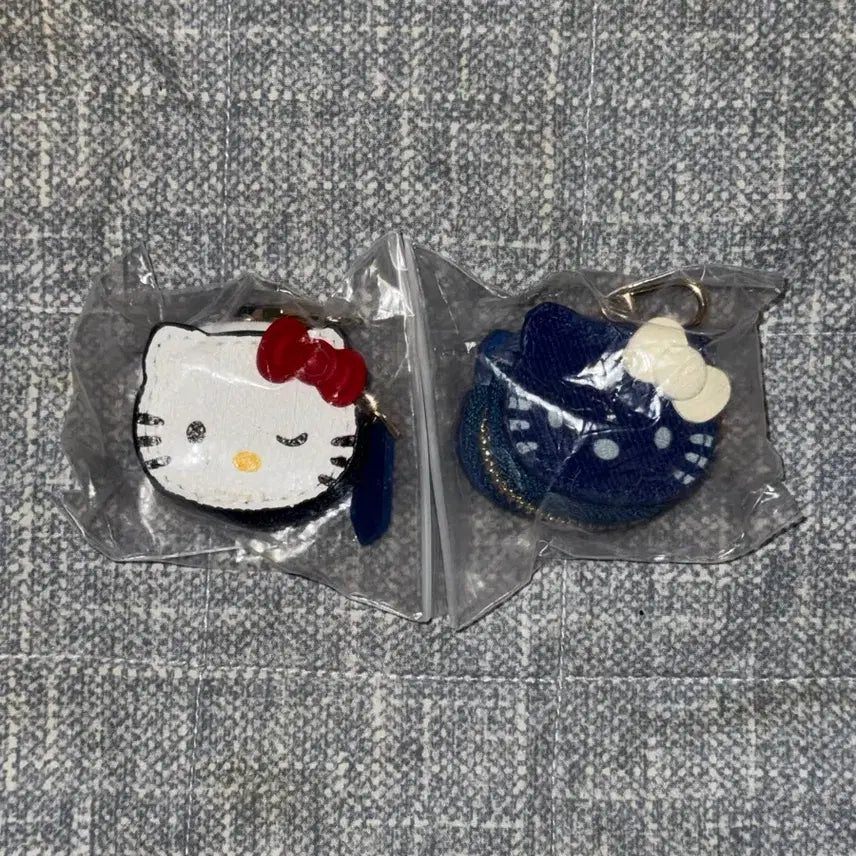 [BUNJANG] Hello Kitty Coin Purse Keyring Bundle Set / 헬로키티 동전지갑 키링 2종 일괄