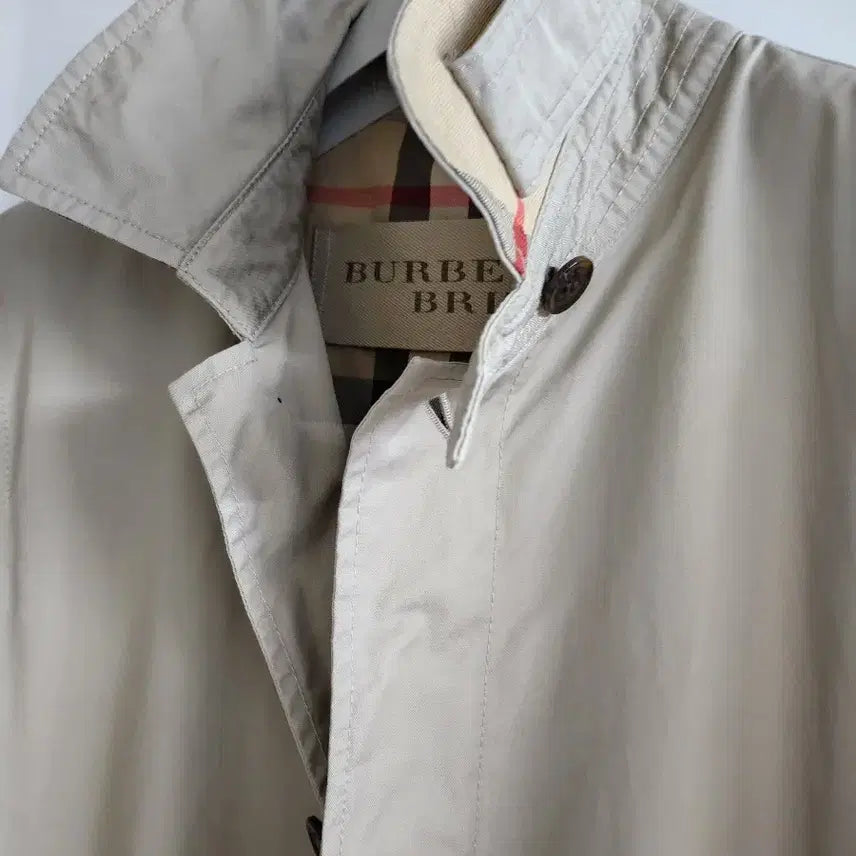 [BUNJANG] Burberry Brit Beige Trench Coat / 버버리 브릿 베이지 남성 트렌치 코트
