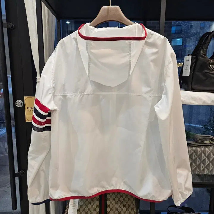 [BUNJANG] Thom Browne Ripstop Windbreaker Jacket / [정품/새상품급/신형/오버핏] 톰브라운 립스탑 바람막이 자켓 3사이즈