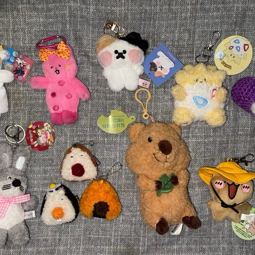 [BUNJANG] Cute Doll Keychain Bundle Set / 귀여운 인형 키링 모음 일괄