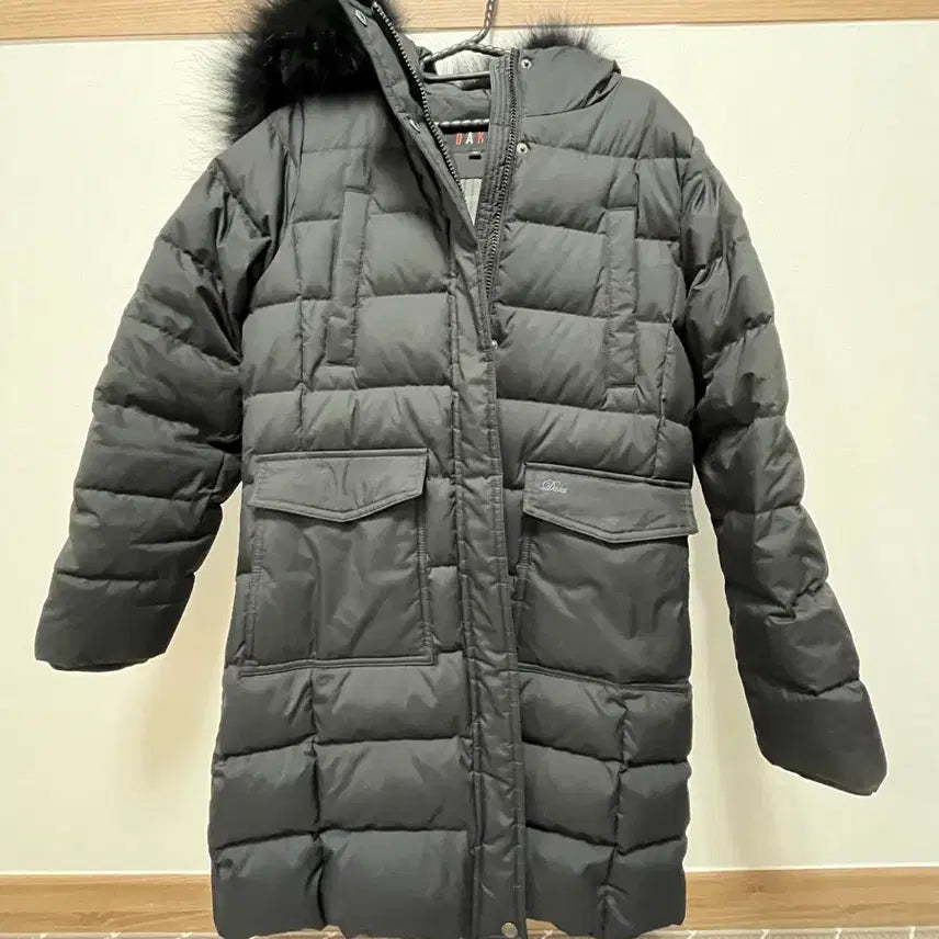[BUNJANG] Daks Eddie Bauer Black Fur Down Padding Jacket / 닥스 에디바우어 블랙 퍼 다운 패딩