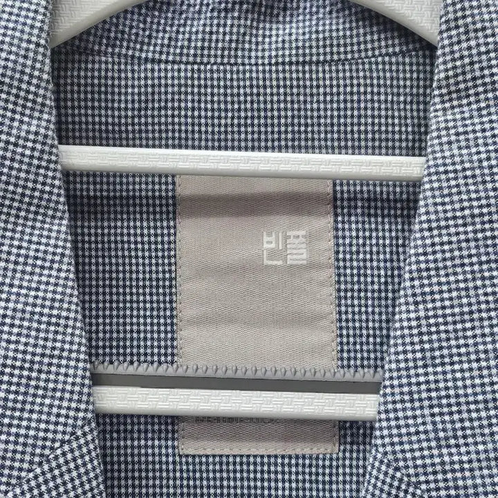 [BUNJANG] Blank Double-Breasted Check Blazer / 빈폴 네이비 체크 더블 자켓