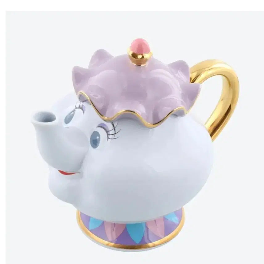 [BUNJANG] Disney Beauty and the Beast Tea Set / 미녀와 야수 찻잔 세트 (디즈니랜드 정품. 새상품)