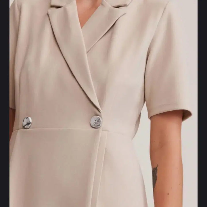 [BUNJANG] RESERVED Mini Wrap Dress / RESERVED 브레이저 미니원피스