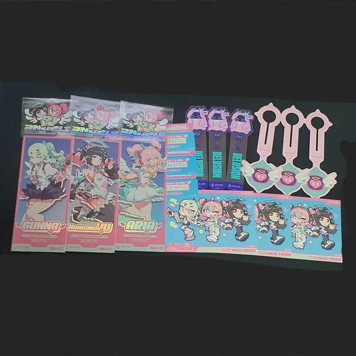 [SOLD OUT] 엔젤디 팝업 특전 풀세트 남궁우 수나 아리아 티켓 엽서 젠존제 AOD