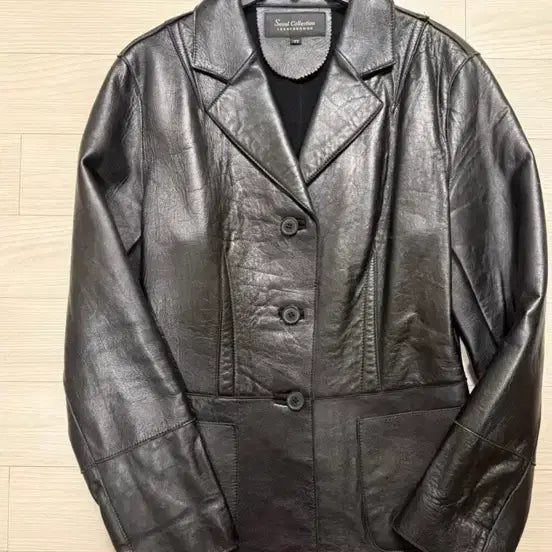 [BUNJANG] Yang Kyungwon Leather Jacket / 양가죽100 양경원 백화점 디자이너 가죽자켓