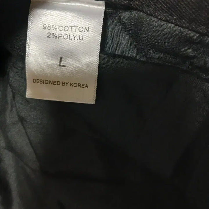 [BUNJANG] Black Cotton Pants - Size L / 블랙  바지(미착용상품)