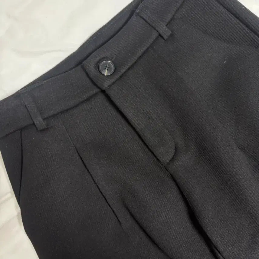 [SOLD OUT] 밸리걸 블랙 기모 바지 슬랙스