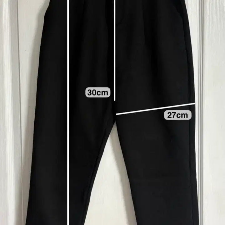 [SOLD OUT] 밸리걸 블랙 기모 바지 슬랙스
