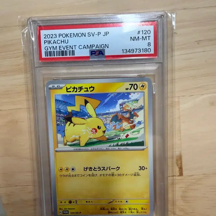 [BUNJANG] Pokemon Pikachu Gym Event Campaign Promo Card PSA8 / 피카츄 짐 이벤트 캠페인 프로모션 카드 psa8 흥정가능