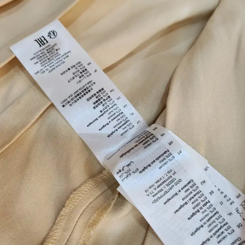 [BUNJANG] Sandro Beige Pleated Dress / 산드로 베이지 원피스 플리츠 한섬