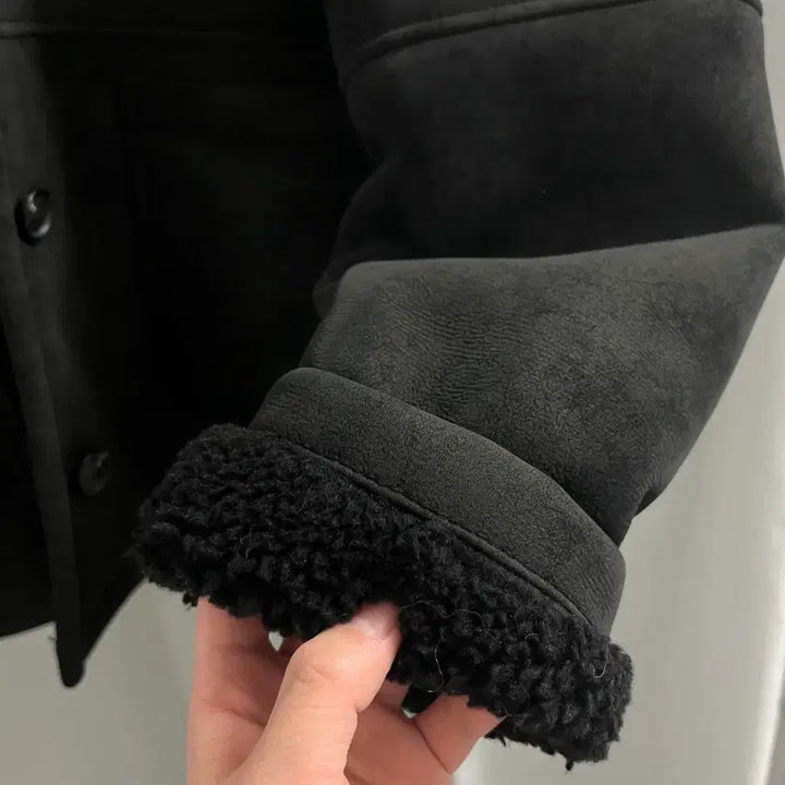 [BUNJANG] Martha Shearling Jacket (Black) / 카달로그 무스탕 Martha Shearling Jacket(Black)