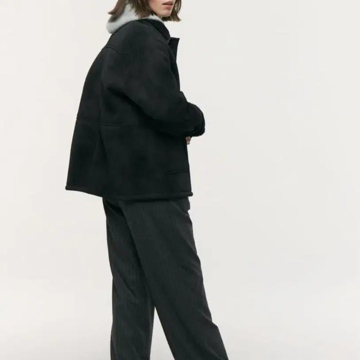 [BUNJANG] Martha Shearling Jacket (Black) / 카달로그 무스탕 Martha Shearling Jacket(Black)