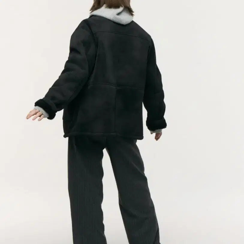 [BUNJANG] Martha Shearling Jacket (Black) / 카달로그 무스탕 Martha Shearling Jacket(Black)