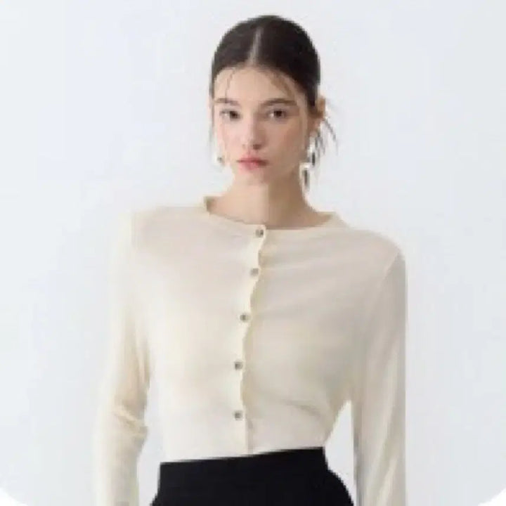 [BUNJANG] Allude Wool 100% Crew Neck Cardigan (M) / 24ss 얼루드 울100 크루넥 가디건 m사이즈