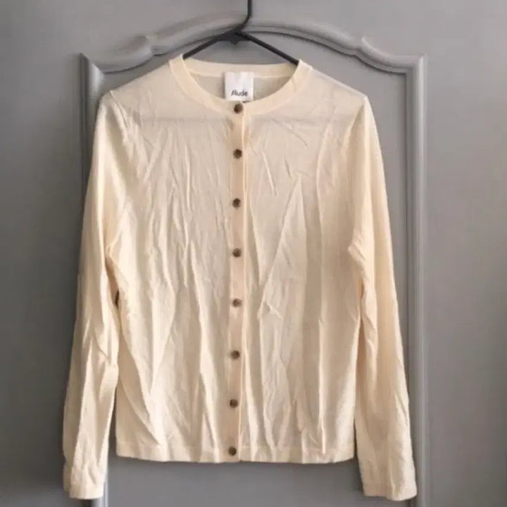 [BUNJANG] Allude Wool 100% Crew Neck Cardigan (M) / 24ss 얼루드 울100 크루넥 가디건 m사이즈