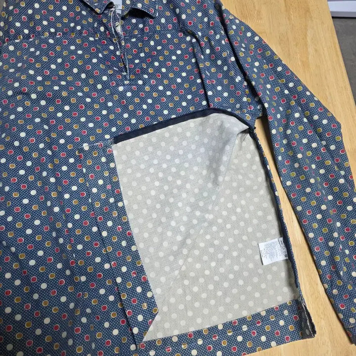 [SOLD OUT] 비즈빔 visvim 도트 풀오버 사이드라인절개 셔츠size(3)