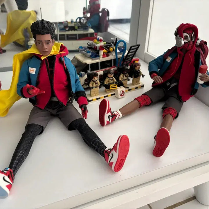 [BUNJANG] Spider-Man Miles Morales Figure Bundle Set / 스파이더맨 마일스 모랄레스 피규어 영리치 (일괄 판매)