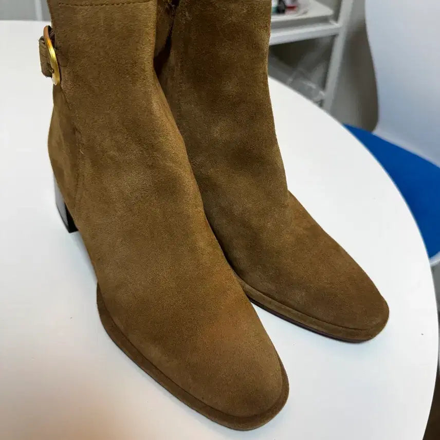 [BUNJANG] ZARA Suede Ankle Boots Camel Size 39 / ZARA 자라 스웨이드 앵클 부츠 카멜 39사이즈
