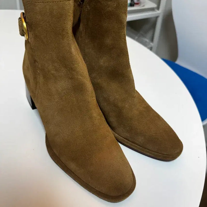[BUNJANG] ZARA Suede Ankle Boots Camel Size 39 / ZARA 자라 스웨이드 앵클 부츠 카멜 39사이즈